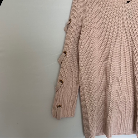 City Chic Jumper Eyelet Sweater Size L - Picture 3 of 7